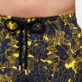 Men Classic Printed - Men Swimwear Hidden Fishes, Lemon details view 1