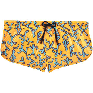 Femme Shortys Imprimé - Shorty Court Danse du Feu, Curcuma front Femme Shortys Imprimé - Shorty Court Danse du Feu, Curcuma front