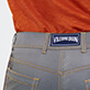 男款 Flat belts 纯色 - 男士纯色平腰带泳裤, Light denim w3 细节视图3