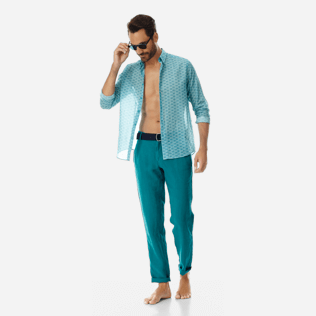 Men Others Solid - Men straight Linen Pants Solid, Pine wood supp2 Men Others Solid - Men straight Linen Pants Solid, Pine wood supp2