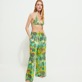 Women Others Printed - Women Cotton Pants Jungle Rousseau, Ginger front worn view