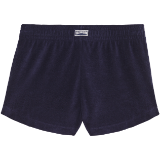 Women Others Solid - Women Terry Cloth Shortie Solid, Navy back Women Others Solid - Women Terry Cloth Shortie Solid, Navy back