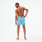 Men Classic Embroidered - Men Swim Trunks Embroidered Go Bananas - Limited Edition, Jaipuy back worn view