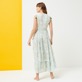Women Others Printed - Women Maxi Dress Hidden Fishes - Vilebrequin x Poupette St Barth, White back worn view