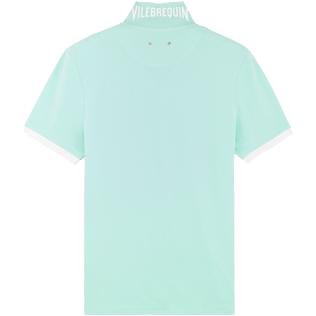 Homme AUTRES Uni - Polo en Piqué de Coton Homme Uni, Menthe back Homme AUTRES Uni - Polo en Piqué de Coton Homme Uni, Menthe back