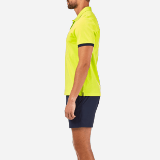 Men Polos Solid - Cotton pique polo, Lemongrass supp3 Men Polos Solid - Cotton pique polo, Lemongrass supp3