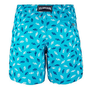 Hombre Bordados Bordado - Bañador con bordado Mini Fish para hombre - Edición Limitada, Curazao back Hombre Bordados Bordado - Bañador con bordado Mini Fish para hombre - Edición Limitada, Curazao back
