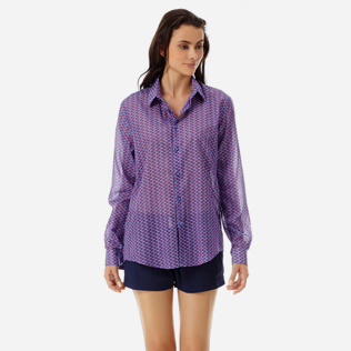 Autros Estampado - Camisa de algodón con estampado Marbella unisex, Grosella supp3 Autros Estampado - Camisa de algodón con estampado Marbella unisex, Grosella supp3
