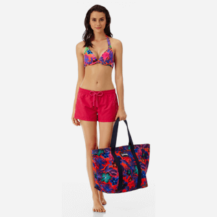 Mujer Autros Estampado - Pantalón corto con estampado 18.7 Tulum para mujer, Grosella supp2 Mujer Autros Estampado - Pantalón corto con estampado 18.7 Tulum para mujer, Grosella supp2