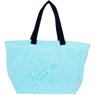 Others 纯色 - 大号纯色 Jacquard 毛圈布沙滩包, Lazulii blue front Others 纯色 - 大号纯色 Jacquard 毛圈布沙滩包, Lazulii blue front