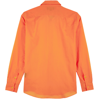 foto di Altri Unita - Camicia unisex in voile di cotone tinta unita, Albicocca vista posteriore foto di Altri Unita - Camicia unisex in voile di cotone tinta unita, Albicocca vista posteriore