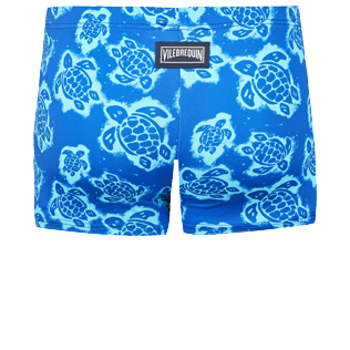Boys Others Printed - Boys Swim Trunks 2003 Turtle Shell, Sea blue back view