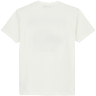 Men Others Printed - Men T-shirt Fancy Vilebrequin Logo 2 Chevaux French Flag, Off white back view