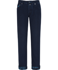 Herren Andere Bedruckt - Requins 3D Jeans mit 5-Taschen-Design für Herren, Dark denim w1 Vorderansicht