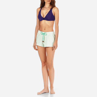 Women Others Solid - Women Terry Cloth Shortie Solid, Opaline frontworn Women Others Solid - Women Terry Cloth Shortie Solid, Opaline frontworn