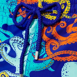 Hombre Clásico Estampado - Bañador con estampado Octopussy para hombre, Purple blue detalles vista 3