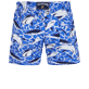Boys Others Printed - Boys Swim Trunks Stretch 2009 Les Requins , Sea blue back view
