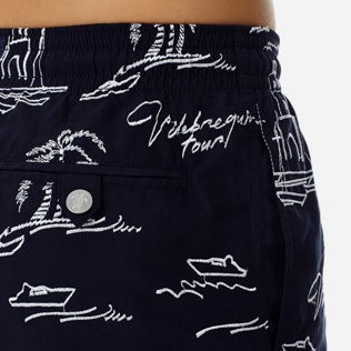 Men Embroidered Embroidered - Men Embroidered swimtrunks St Tropez - Limited Edition, Navy supp1 Men Embroidered Embroidered - Men Embroidered swimtrunks St Tropez - Limited Edition, Navy supp1