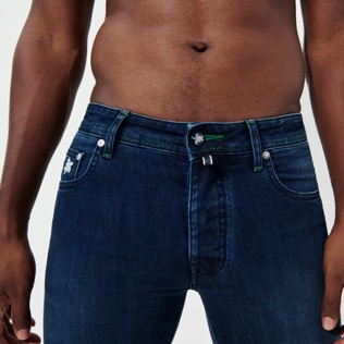 Homme AUTRES Imprimé - Jeans homme 5 Poches imprimé Ronde Des Tortues, Med denim w2 vue de détail 1