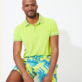 Hombre Autros Liso - Polo en tejido terry de color liso para hombre, Limoncillo detalles vista 2