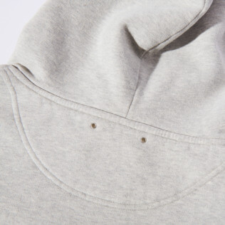 Hombre Autros Liso - Sudadera con capucha de algodón para hombre, Lihght gray heather supp7 Hombre Autros Liso - Sudadera con capucha de algodón para hombre, Lihght gray heather supp7