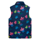 Others Printed - Unisex Sleeveless Jacket Ronde Des Tortues, Navy details view 2