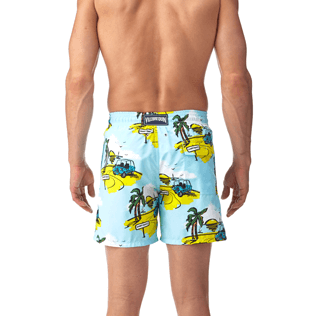 Men Classic / Moorea Printed - Sunny Car Swim shorts, Frosted blue supp3 Men Classic / Moorea Printed - Sunny Car Swim shorts, Frosted blue supp3
