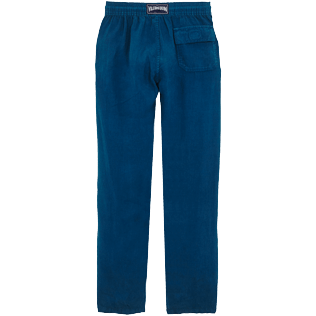Hombre Autros Liso - Pantalón de lino liso para hombre, Goa back Hombre Autros Liso - Pantalón de lino liso para hombre, Goa back