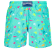 Men Classic Embroidered - Men Swim Trunks Embroidered 1999 Focus - Limited Edition, Lazulii blue back view