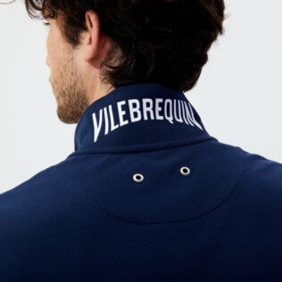 Men Others Solid - Men Cotton Pique Polo Shirt Solid, Navy supp1 Men Others Solid - Men Cotton Pique Polo Shirt Solid, Navy supp1