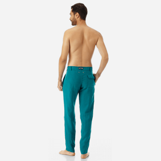 Men Others Solid - Men straight Linen Pants Solid, Pine wood backworn Men Others Solid - Men straight Linen Pants Solid, Pine wood backworn