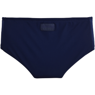 Hombres Corte Corto Liso - Bañador slip Tuxedo con estampado Smoking, Azul marino back Hombres Corte Corto Liso - Bañador slip Tuxedo con estampado Smoking, Azul marino back