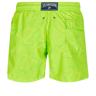 Bild von Herren Klassische Bedruckt - 2017 Tortues Hypnotiques Badeshorts für Herren, Lemongrass Rückansicht Bild von Herren Klassische Bedruckt - 2017 Tortues Hypnotiques Badeshorts für Herren, Lemongrass Rückansicht