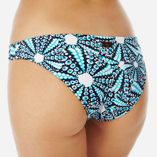 Damen Klassische Höschen Bedruckt - Women Classic Brief Bikini Bottom Oursinade, Marineblau supp1 Damen Klassische Höschen Bedruckt - Women Classic Brief Bikini Bottom Oursinade, Marineblau supp1