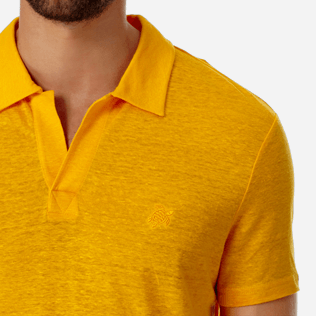 Uomo Altri Unita - Polo uomo in jersey di lino tinta unita, Mango supp1 Uomo Altri Unita - Polo uomo in jersey di lino tinta unita, Mango supp1