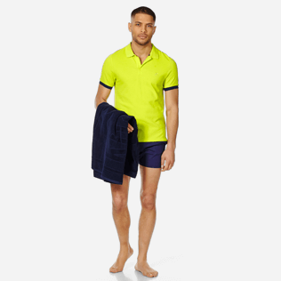 Uomo Altri Unita - Polo uomo in cotone a tinta unita, Verde brillante supp2 Uomo Altri Unita - Polo uomo in cotone a tinta unita, Verde brillante supp2