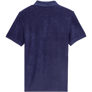 Hombre Autros Liso - Polo en tejido terry liso para hombre, Azul marino back Hombre Autros Liso - Polo en tejido terry liso para hombre, Azul marino back