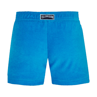 Niñas Autros Liso - Pantalón corto en tejido terry liso para niña, Hawaii blue back Niñas Autros Liso - Pantalón corto en tejido terry liso para niña, Hawaii blue back