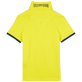 Boys Others Solid - Boys Cotton Pique Polo Shirt Solid, Lemon back view