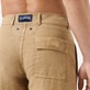 Hombre Autros Liso - Pantalón de lino con tinte natural para hombre, Nuts detalles vista 2