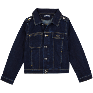 Boys Others Solid - Boys Trucker Jacket, Light denim w3 front Boys Others Solid - Boys Trucker Jacket, Light denim w3 front