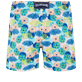 Uomo Classico ultraleggero Stampato - Men Swimwear Ultra-light and packable Urchins & Fishes, Bianco vista posteriore