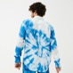 Homme AUTRES Imprimé - Chemise en lin homme Spirales Tie & Dye, Bleu ciel vue de détail 7