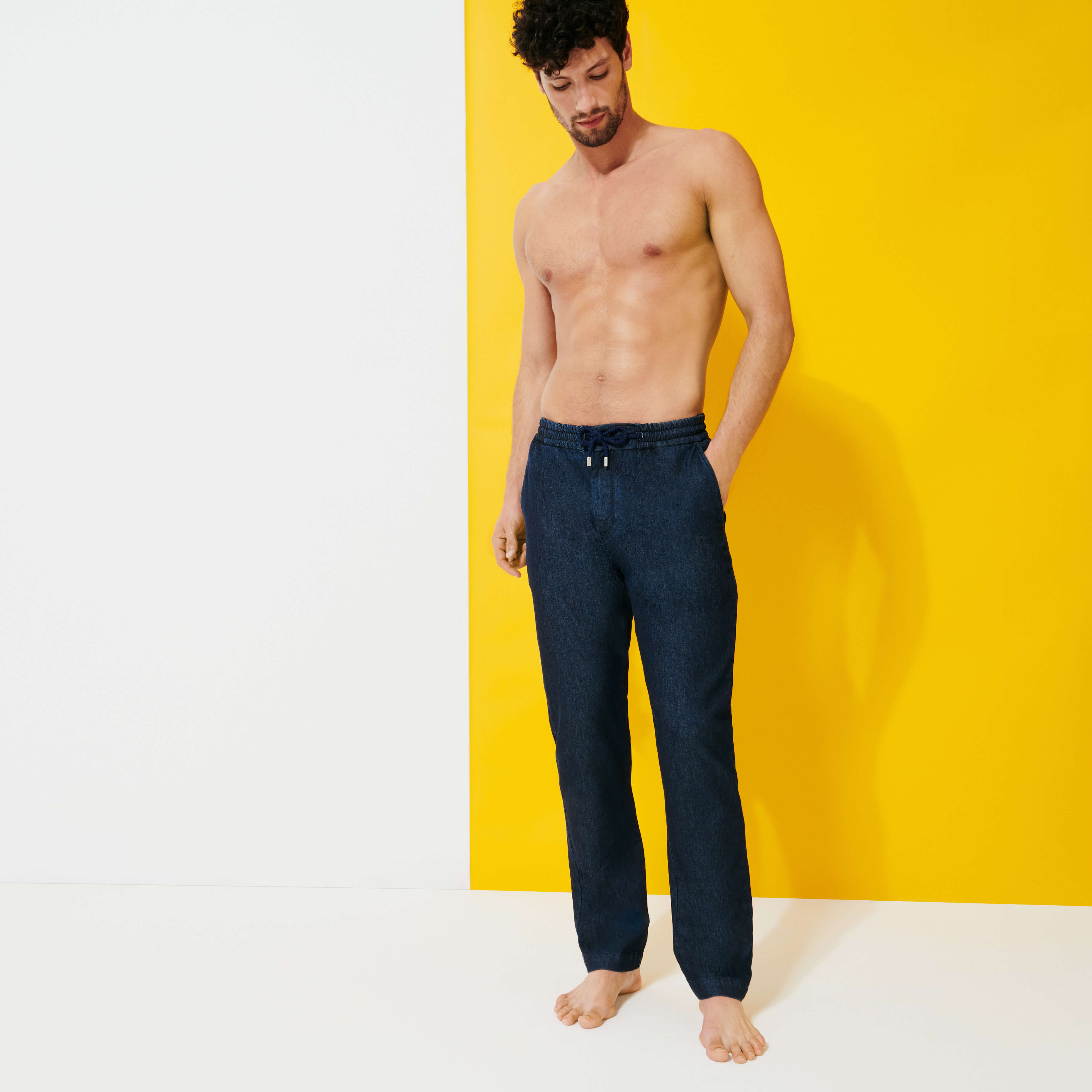 Pantal n de ch ndal vaquero para hombre Sitio web de Vilebrequin
