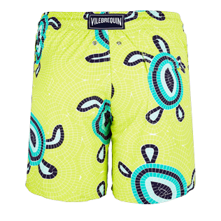 Homme Classique Moorea Imprimé - Maillot de bain Homme Mosaic Turtles, Chartreuse back Homme Classique Moorea Imprimé - Maillot de bain Homme Mosaic Turtles, Chartreuse back