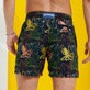 Men Others Embroidered - Men Embroidered Swim Trunks Octopussy - Limited Edition, Navy back worn view