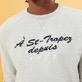 Men Others Embroidered - Men cotton crewneck sweatshirt solid, Lihght gray heather details view 1
