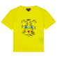 Garçons AUTRES Imprimé - T-Shirt garçon en Coton Flocké Bengale Tigers, Safran front Garçons AUTRES Imprimé - T-Shirt garçon en Coton Flocké Bengale Tigers, Safran front