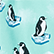男士 1995 Penguins On The Rock ! 长款泳装, Lagoon 
