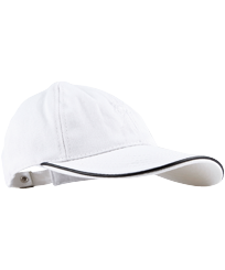 Altri Unita - Cappellino unisex tinta unita, Bianco vista frontale